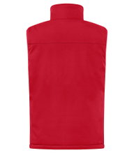 Clique Softshellweste Padded Vest (clean geschnittene, gepolsterte Softshell-Weste) rot Herren